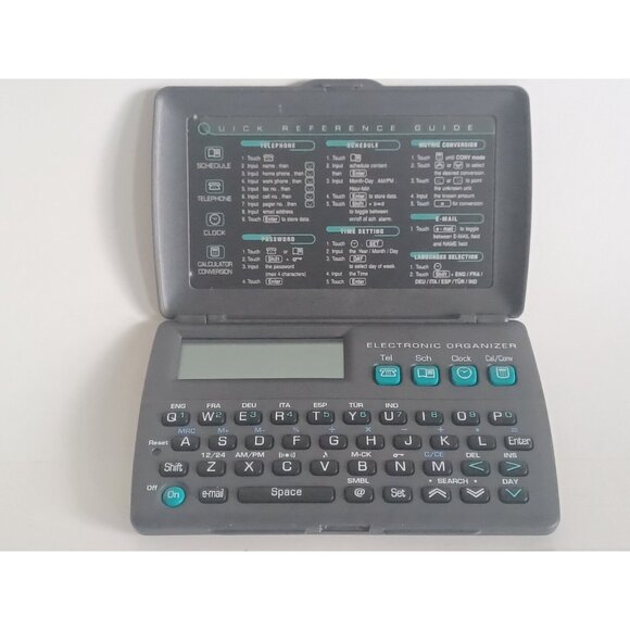 Electronic Organizer Untested - Need Batteries Unbranded - Black - Picture 6 of 9